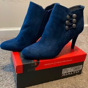 Midnight blue bootie